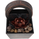 Διακοσμητικό Συντριβάνι Λωτού Με LED Φωτισμό Και Tρεχούμενο Νερό L-001 - Image 2