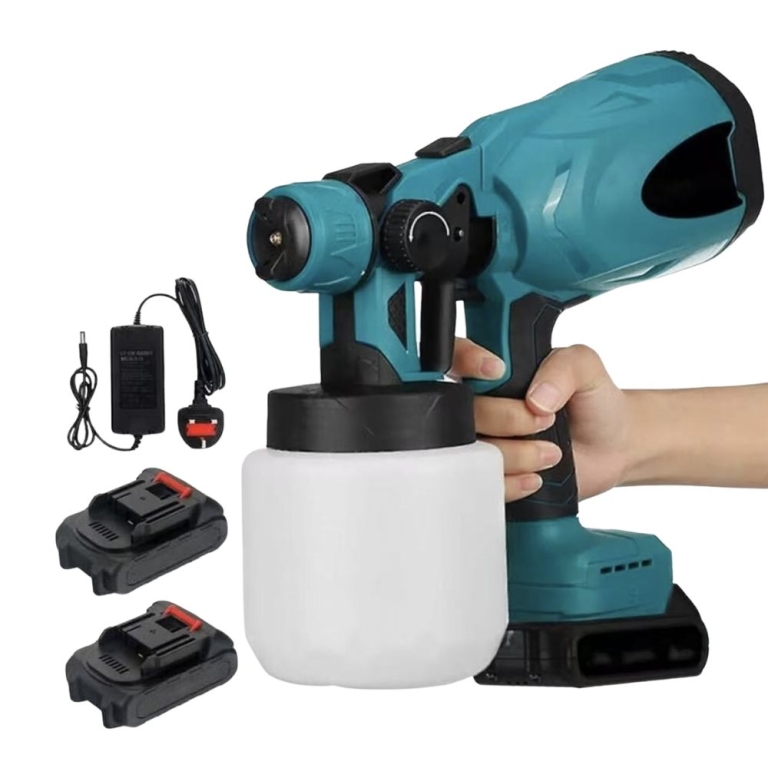 Επαναφορτιζόμενο πιστόλι βαφής – Spray Gun μπλε