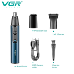Επαναφορτιζόμενο Trimmer 2 Σε 1 Με USB VGR V-626 - Image 4