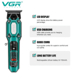 Επαγγελματική Κουρευτική Μηχανή Με LED Display Και USB VGR V-600 - Image 5