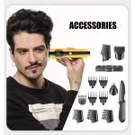 Επαγγελματικό Σετ Περιποίησης 13 Σε 1 με Ξυριστική Μηχανή IPX7 Αδιάβροχο VGR V-173 - Image 7