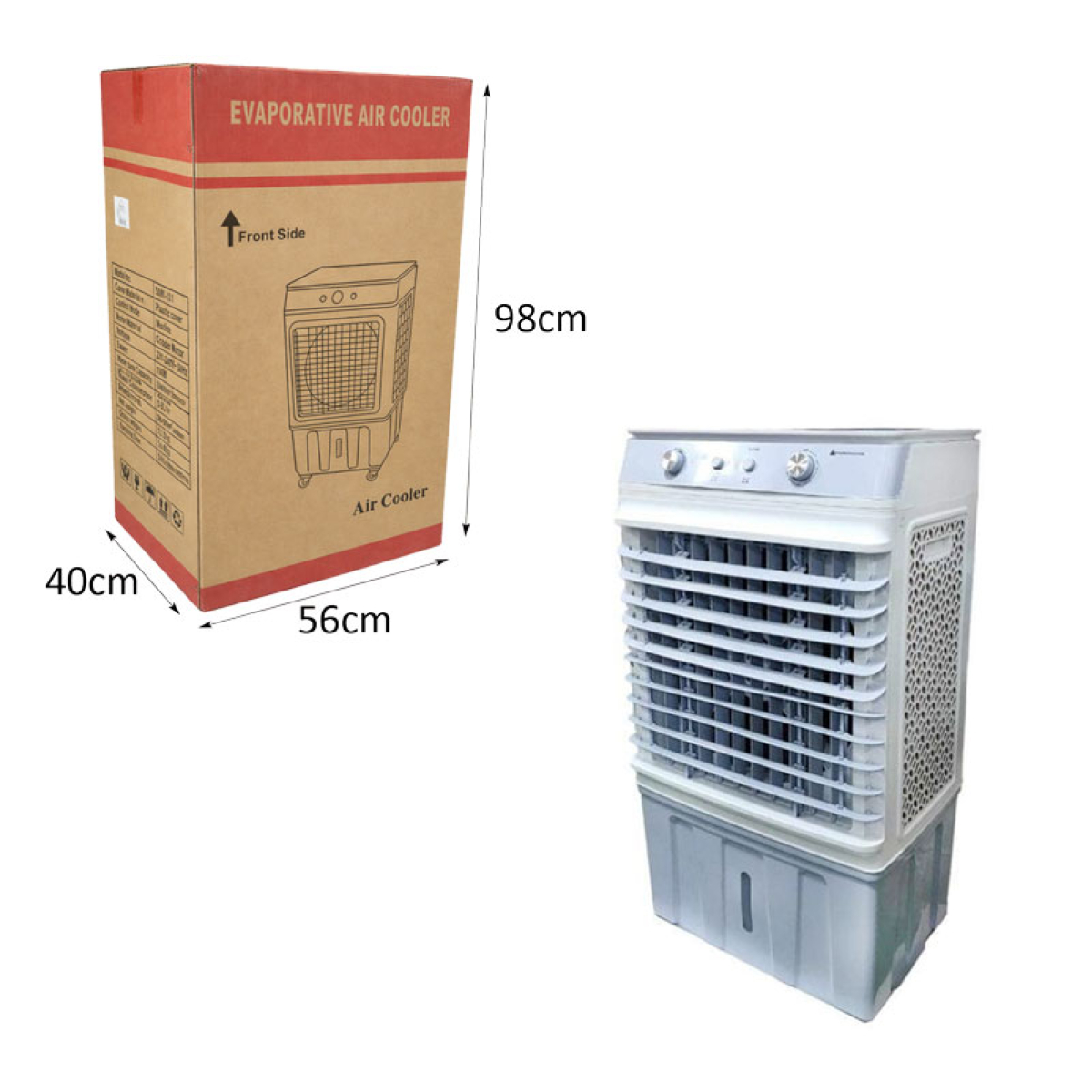 Επιδαπέδιο Air Cooler 45L 150W Με Ροδάκια YR-5000-101 - Image 3