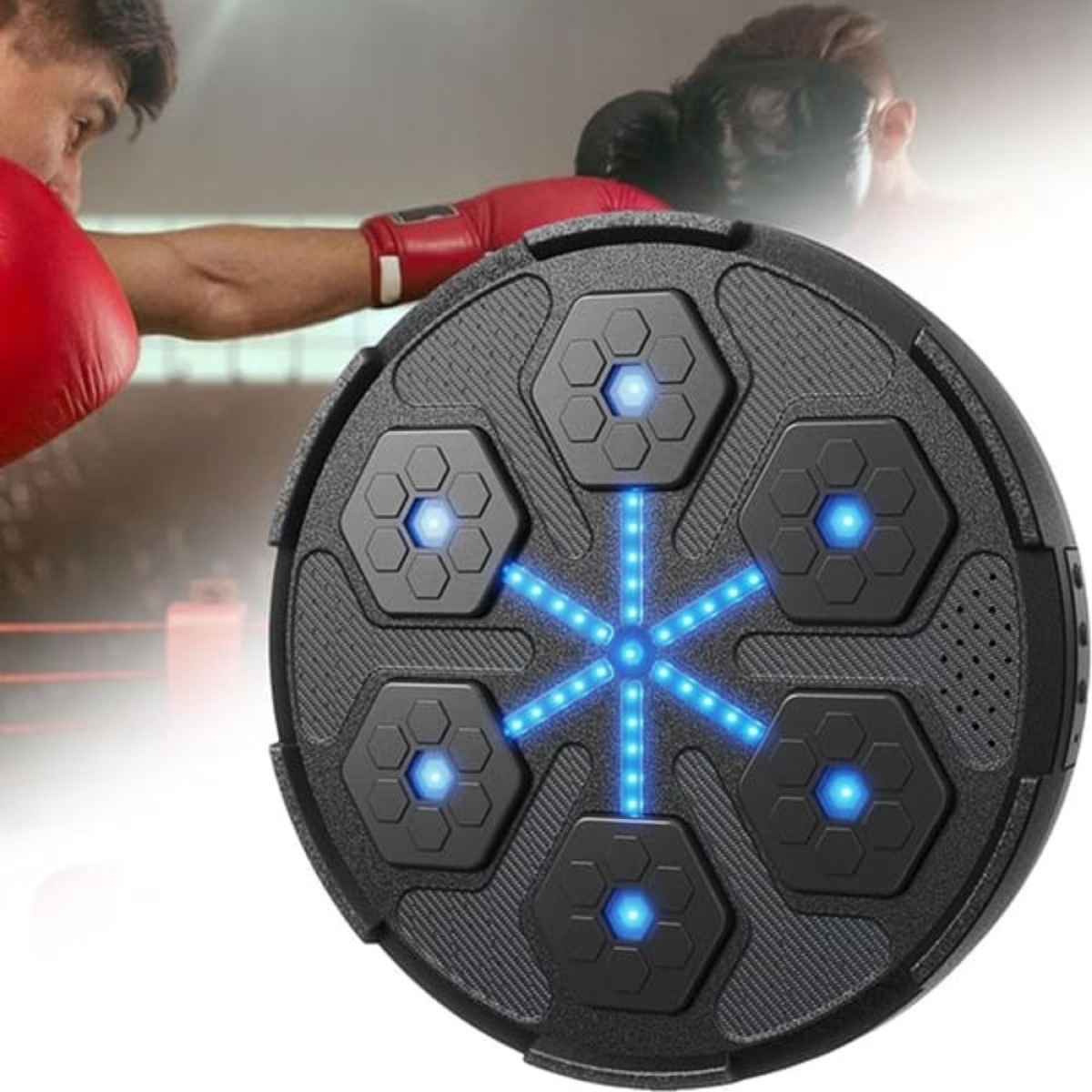Επιτοίχια Συσκευή Προπόνησης Πυγμαχίας με Bluetooth & γάντια QJB-66