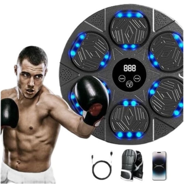 Επιτοίχια Συσκευή Πυγμαχίας QJB-55 με Bluetooth & LED