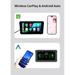 Έξυπνη Οθόνη Μοτοσικλέτας 6″ με Ασύρματο CarPlay και Android Auto – Αδιάβροχη IPX8 - Image 3