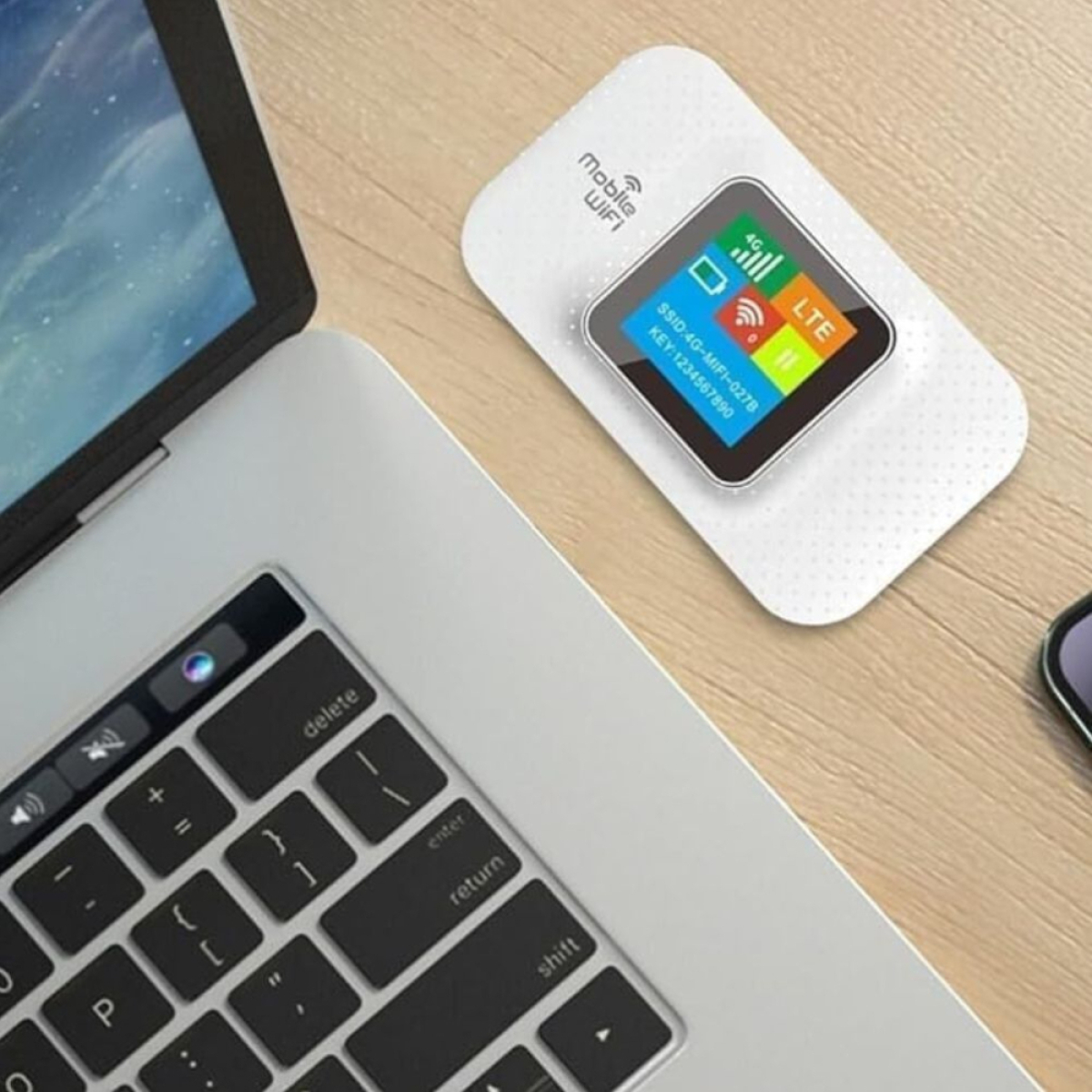 Φορητό 4G LTE WiFi Router Hotspot MF688 300Mbps με Μπαταρία 3000mAh