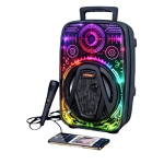 Φορητό Bluetooth Ηχείο 8" με RGB Φωτισμό & Μικρόφωνο QS-880