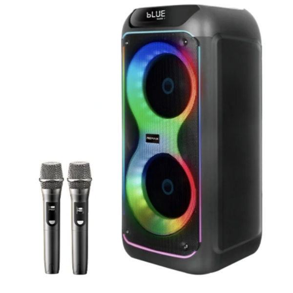 Φορητό Ηχείο Bluetooth 140W Με RGB Φωτισμό Και Διπλά Ηχεία 8" Remax RB-MB10