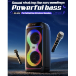 Φορητό Ηχείο Bluetooth 140W Με RGB Φωτισμό Και Διπλά Ηχεία 8" Remax RB-MB10 - Image 2