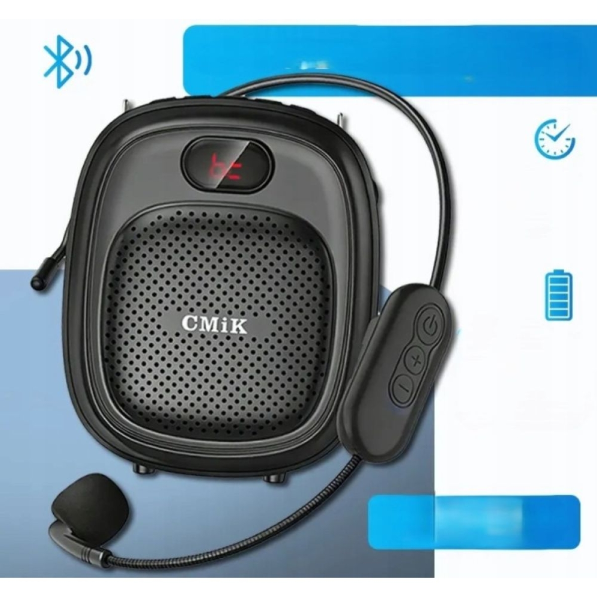 Φορητός Ενισχυτής Φωνής 10W Bluetooth CMiK MK-2513