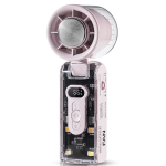 Φορητός Turbo Ανεμιστήρας Χειρός USB Επαναφορτιζόμενος με Ένδειξη Μπαταρίας FC8 - Image 3