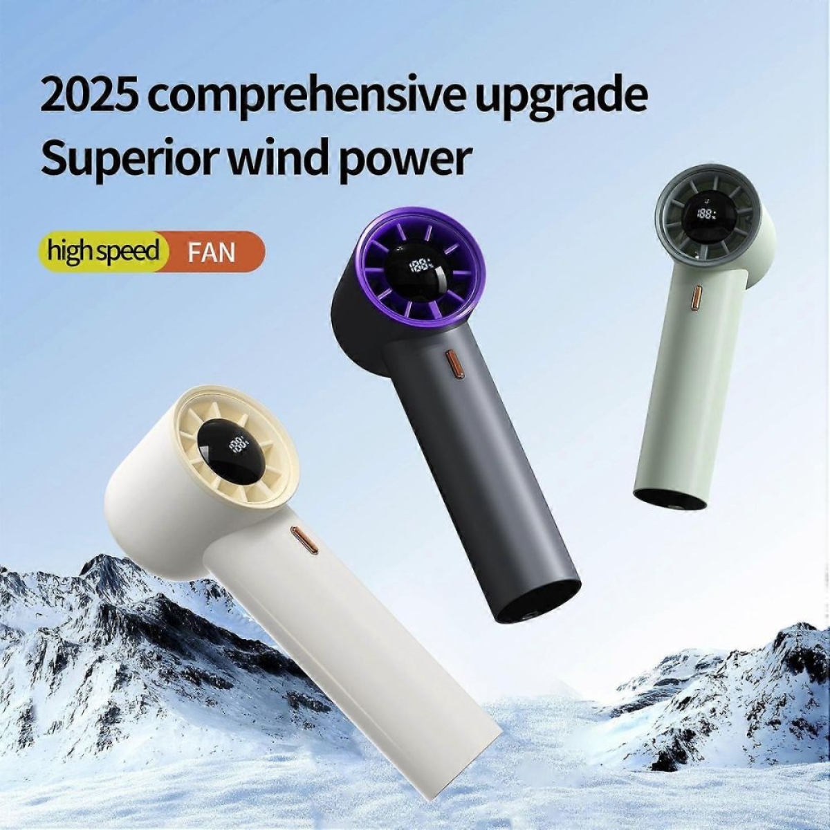 Φορητός Turbo Ανεμιστήρας HX-F368 Επαναφορτιζόμενος USB 100 Ταχυτήτων