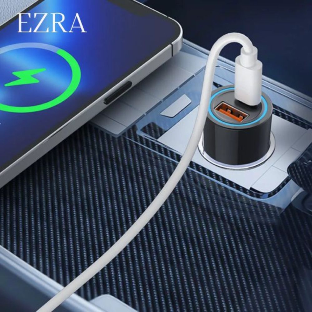 Φορτιστής Αυτοκινήτου Ezra CR57 με USB-A & USB Type-C