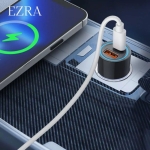 Φορτιστής Αυτοκινήτου Ezra CR57 με USB-A & USB Type-C