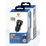 Φορτιστής Αυτοκινήτου USB 3.4A Με Καλώδιο USB Σε USB-C 1m Technovo TN-B020
