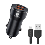 Φορτιστής Αυτοκινήτου USB-A 3.4A Με Καλώδιο USB Σε Lightning 1m Technovo TN-B019