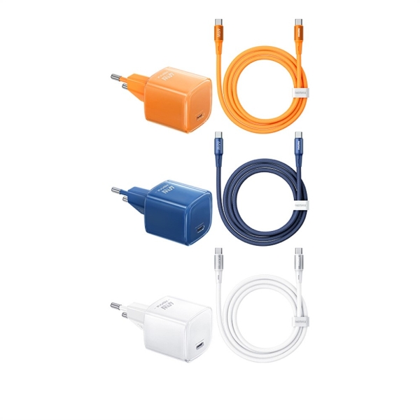 Φορτιστής Ταχείας Φόρτισης GaN 60W USB-C PD Με Καλώδιο USB-C Remax CA-26