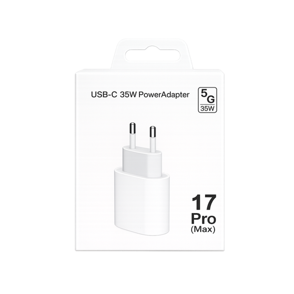 Φορτιστής Τοίχου USB-C 35W Fast Charge για iPhone 17 Pro / 17 Pro Max Λευκό - Image 3
