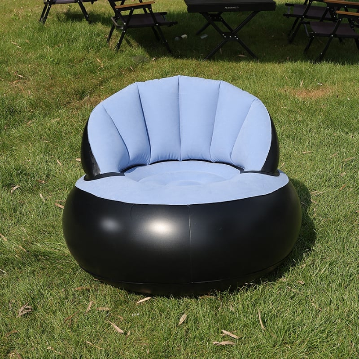 Φουσκωτή Πολυθρόνα Relax Με Βελούδινη Υφή 80×80×67cm