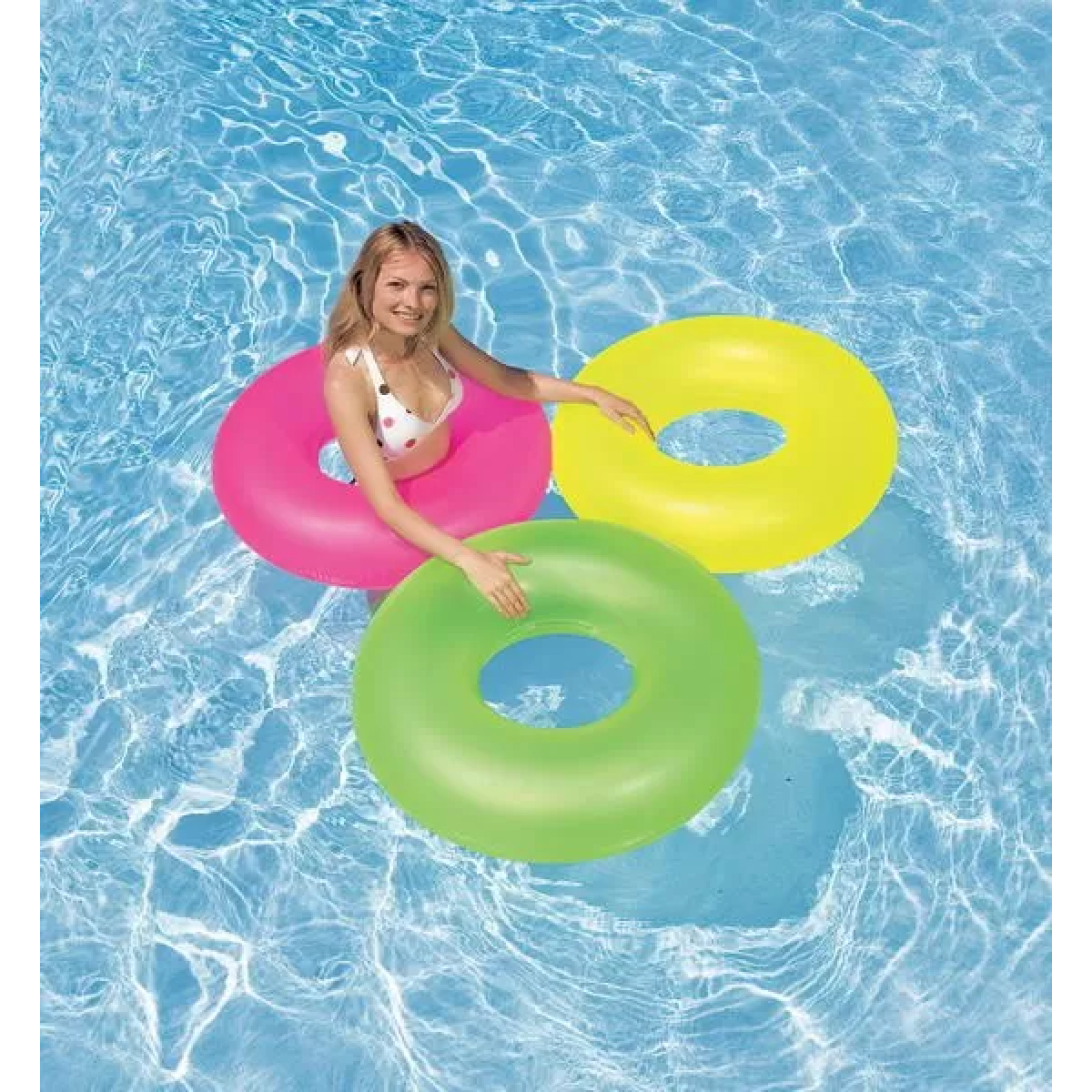 Φουσκωτό Σωσίβιο Θαλάσσης Neon Frost 91cm - Image 3
