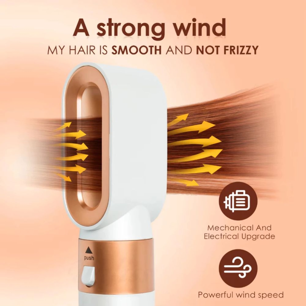 Hot Air Styler 5 in 1 Ηλεκτρική Βούρτσα Μαλλιών KM-6909