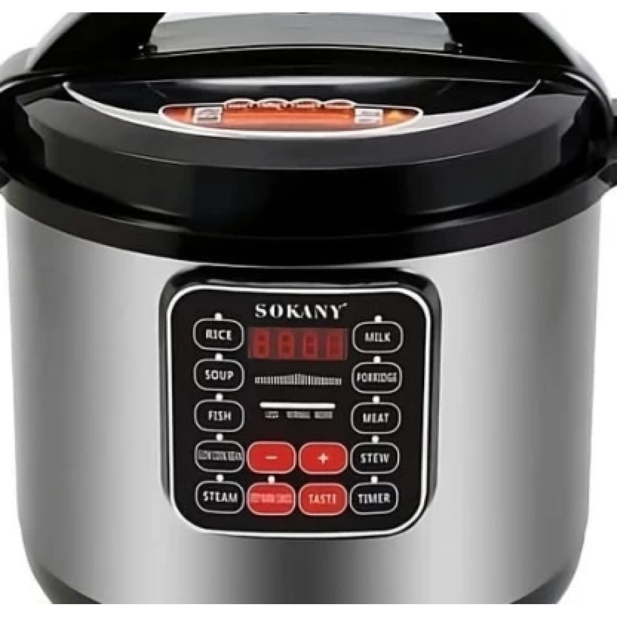 Ηλεκτρική Χύτρα Ταχύτητας 9L 1200W Ανοξείδωτη Sokany SK-2403 - Image 2