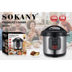 Ηλεκτρική Χύτρα Ταχύτητας 9L 1200W Ανοξείδωτη Sokany SK-2403 - Image 4