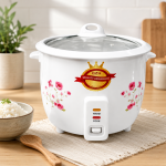 Ηλεκτρική Ρυζιέρα 2.0L 400W με Ατμομάγειρα & Αντικολλητικό Κάδο