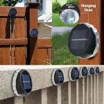 Ηλιακά Φωτιστικά Κήπου Τοίχου LED Solar Light 2τμχ
