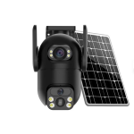 Ηλιακή IP Κάμερα Ασφαλείας PTZ 6MP 4G με Διπλό Φακό, Νυχτερινή Όραση & Αμφίδρομη Επικοινωνία QDH-118