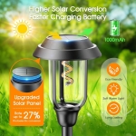 Ηλιακό Φωτιστικό Κήπου LED Αδιάβροχο Καρφωτό  IP65 Με Θερμό Φωτισμό YY485-133 - Image 7