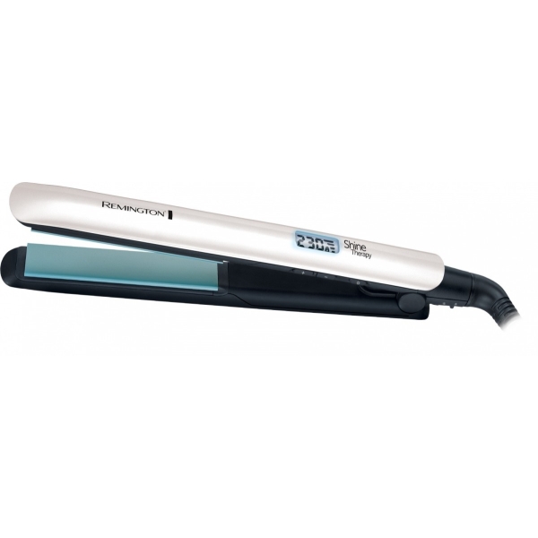Remington Πρέσα Ισιώματος Μαλλιών Shine Therapy Άσπρο S8500