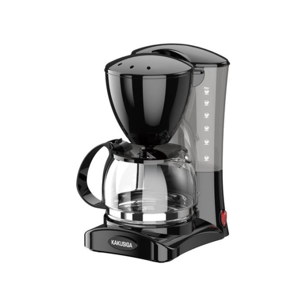 Καφετιέρα Φίλτρου 2 σε 1 για Καφέ & Τσάι 0.6L 550W με Γυάλινη Κανάτα KAKUSIGA KSC-1584