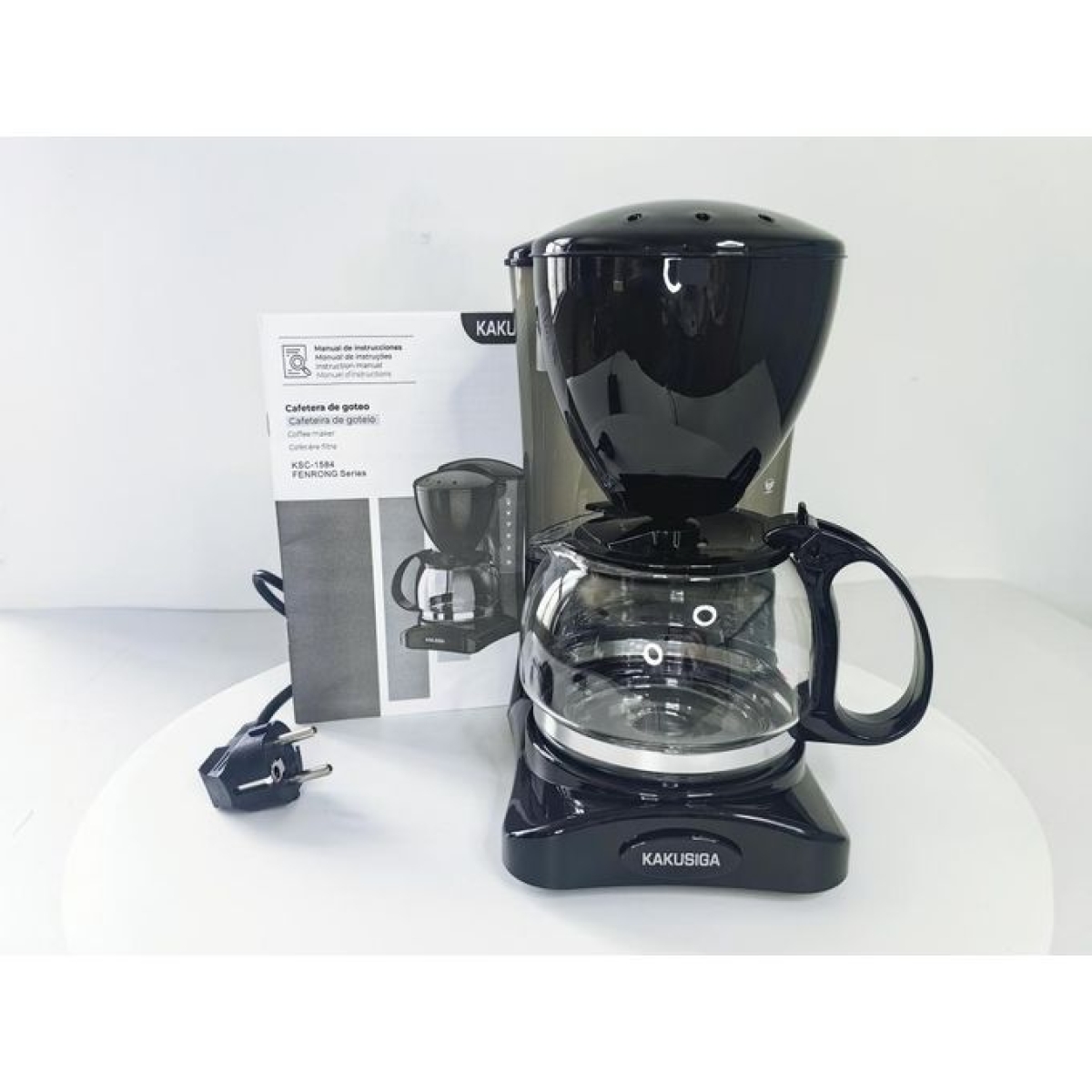 Καφετιέρα Φίλτρου 2 σε 1 για Καφέ & Τσάι 0.6L 550W με Γυάλινη Κανάτα KAKUSIGA KSC-1584 - Image 7