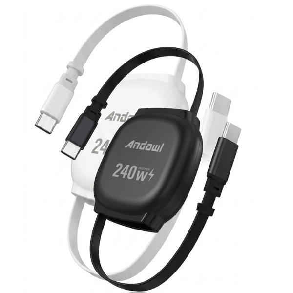 Καλώδιο Φόρτισης Και Μεταφοράς Δεδομένων USB-C Σε USB-C 240W 1m Andowl Q-SJ606