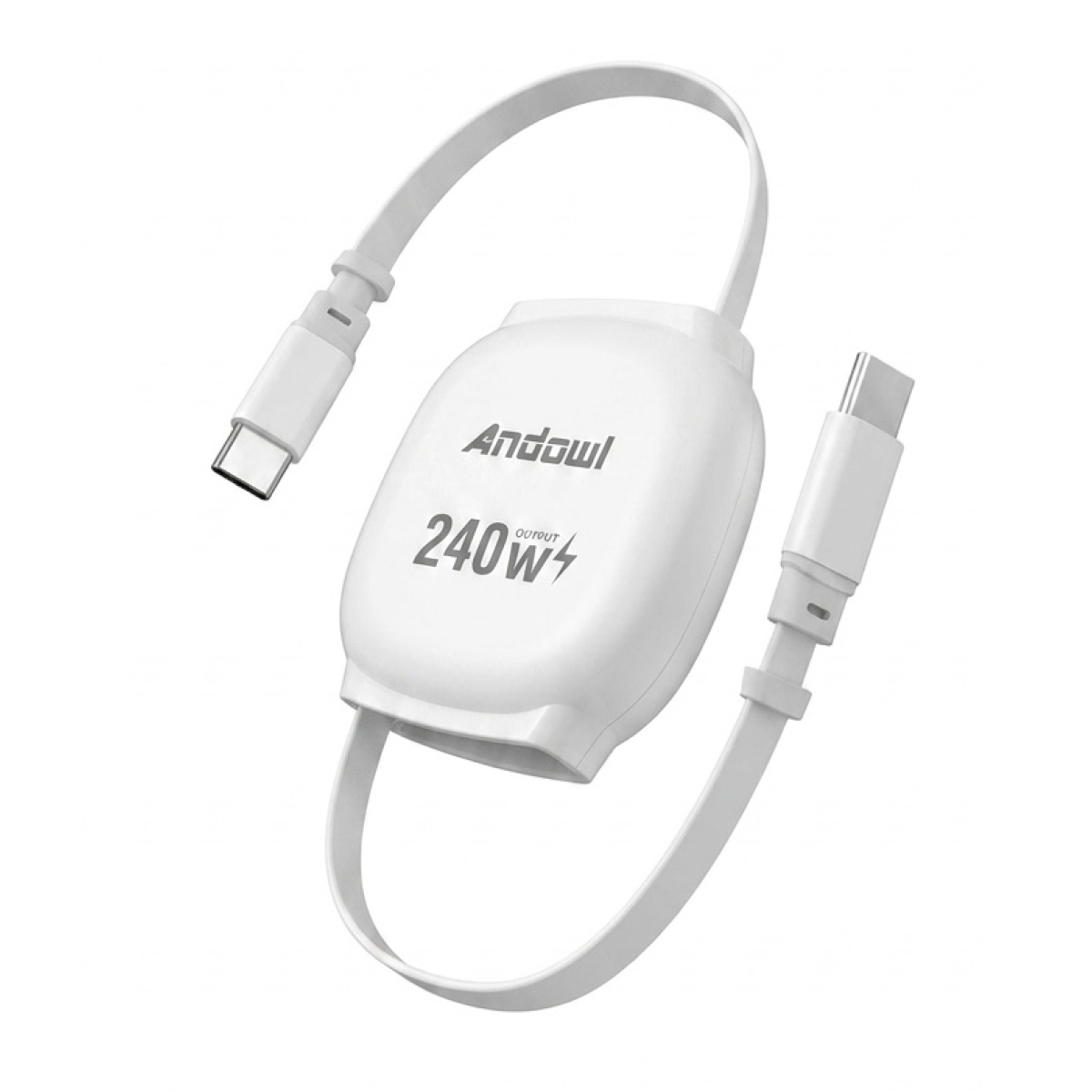 Καλώδιο Φόρτισης Και Μεταφοράς Δεδομένων USB-C Σε USB-C 240W 1m Andowl Q-SJ606 - Image 2