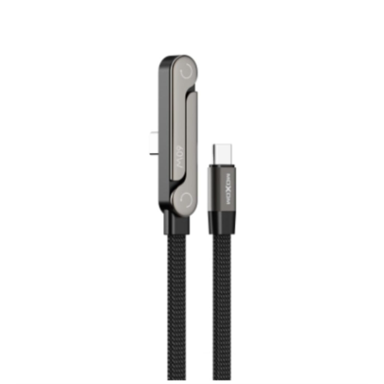 Καλώδιο USB-C σε USB-C MOXOM MX-CB371 60W με Βάση