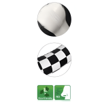 Κάλυμμα Τιμονιού Αυτοκινήτου Racing Καρό 38cm 2000057 - Image 2