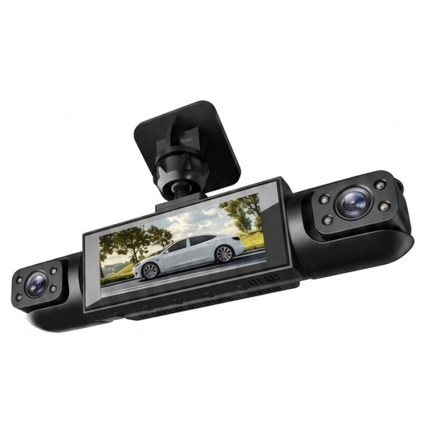 Κάμερα Αυτοκινήτου DVR 4K Με Διπλό Φακό, Οθόνη Και Καταγραφή Βίντεο Andowl Q-CA760