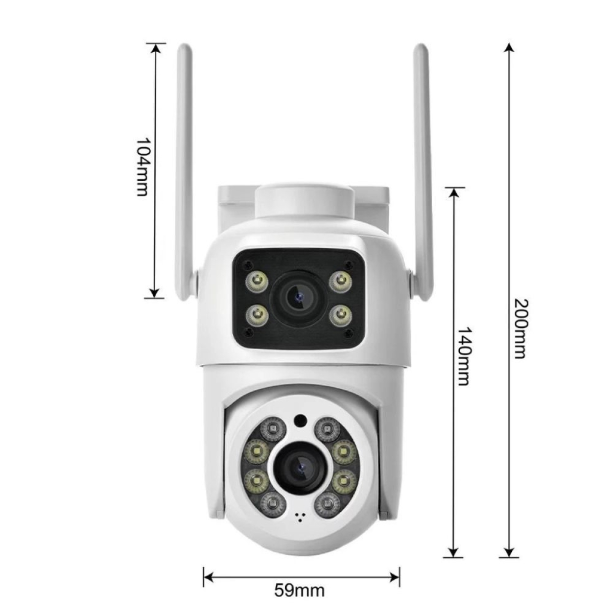 Κάμερα Ασφαλείας WiFi Εξωτερικού Χώρου IP66 – JT-8660