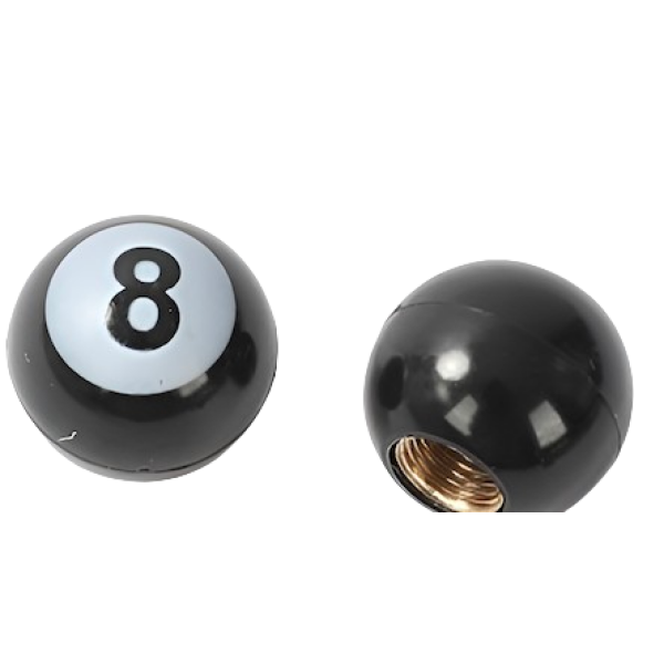 Καπάκια Βαλβίδας Ελαστικών Αυτοκινήτου 8 Ball 4τμχ 2001296