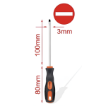 Κατσαβίδι Ίσιο 3x100mm Kmt Tools 2308929 - Image 3