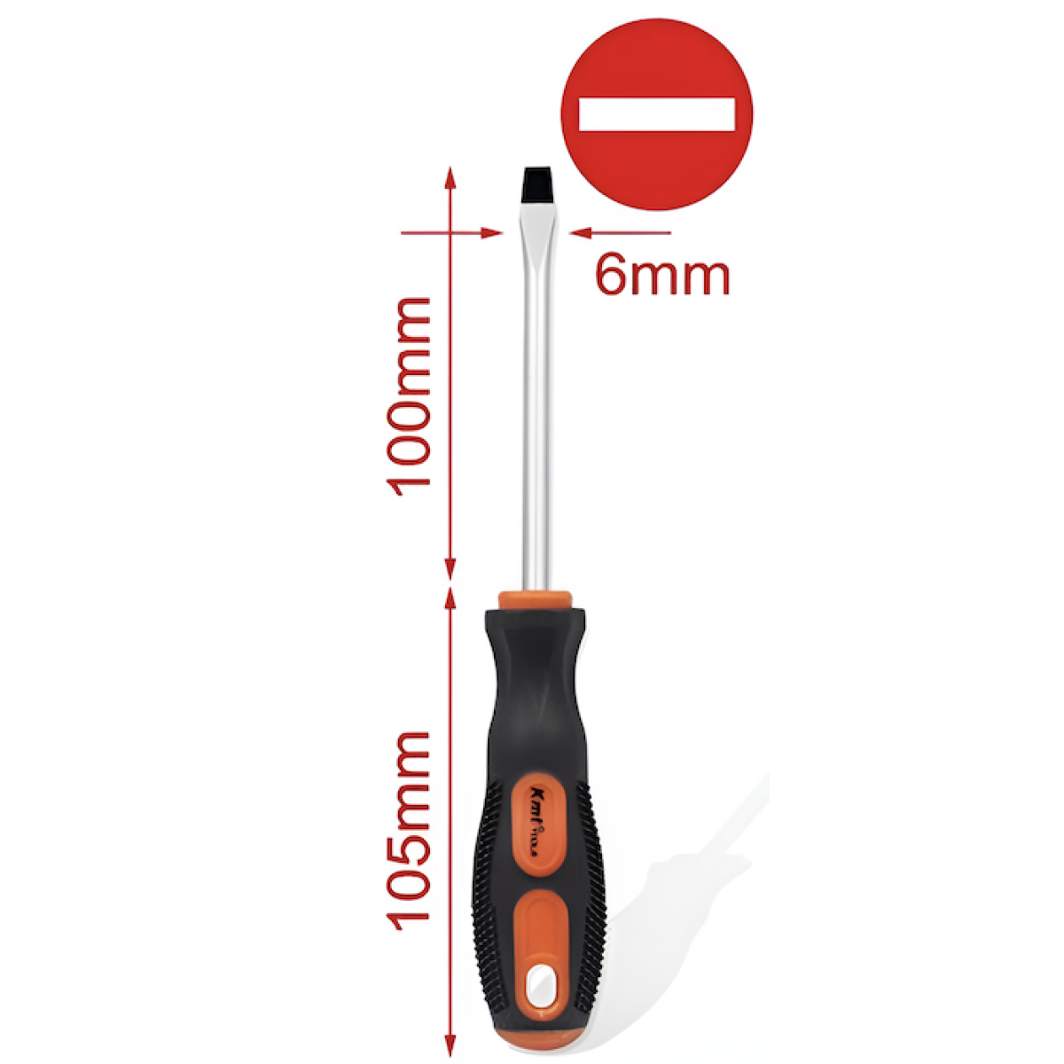 Κατσαβίδι Ίσιο 6x100mm Kmt Tools 2308943 - Image 3