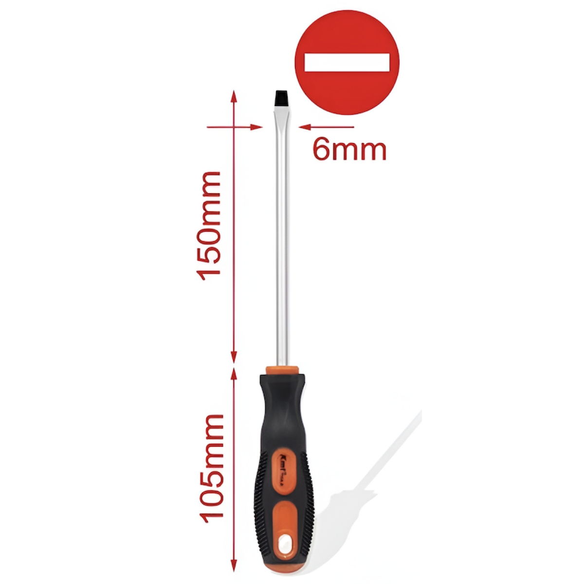 Κατσαβίδι Ίσιο 6x150mm Kmt Tools 2308945 - Image 3