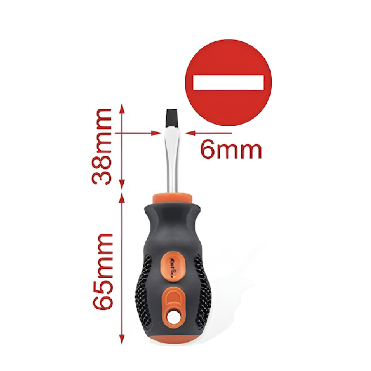 Κατσαβίδι Ίσιο Stubby 6x38mm Kmt Tools 2308941 - Image 3
