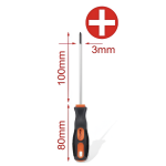 Κατσαβίδι Σταυρός PH0 3x100mm Kmt Tools 2308930 - Image 3