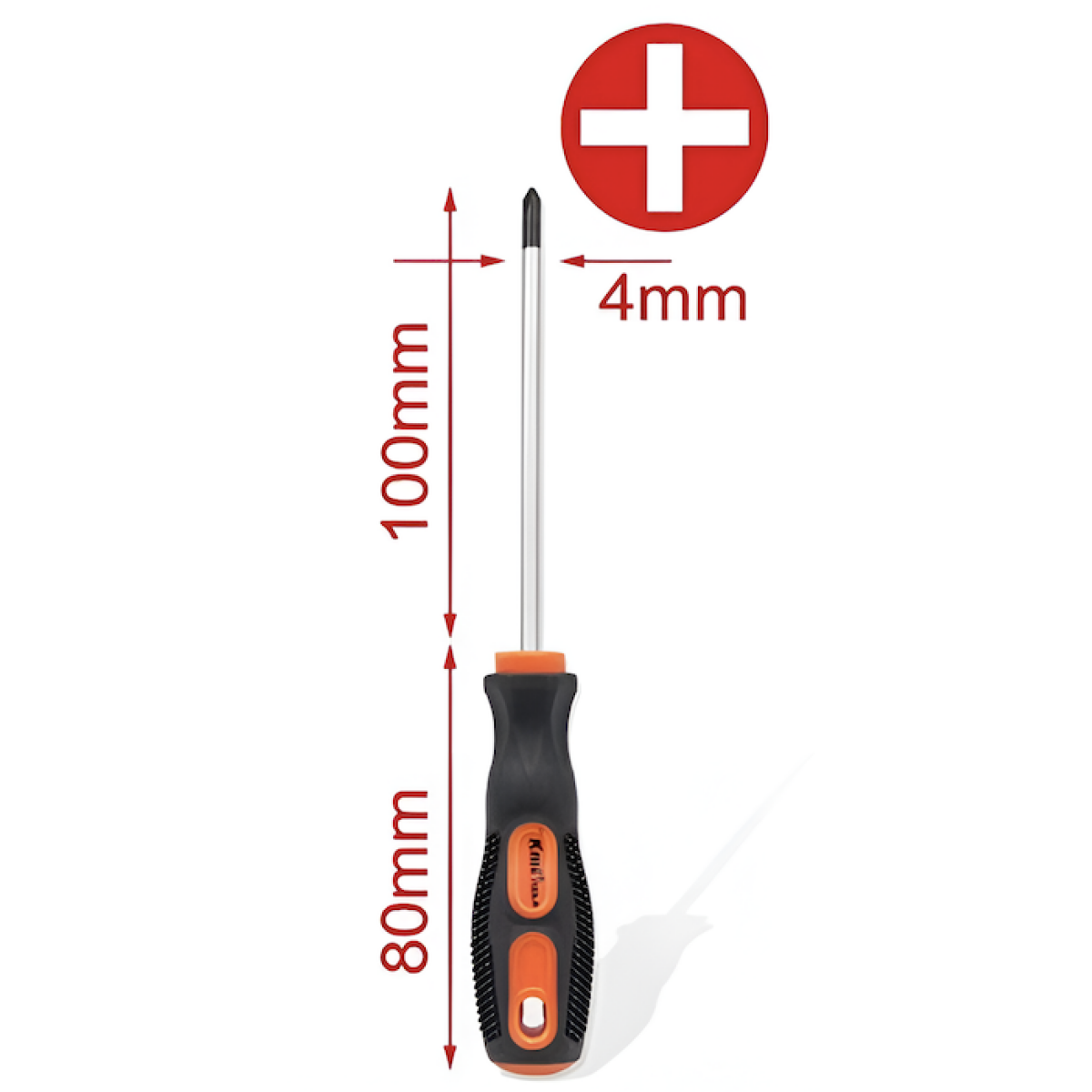 Κατσαβίδι Σταυρός PH1 4x100mm Kmt Tools 2308936 - Image 3