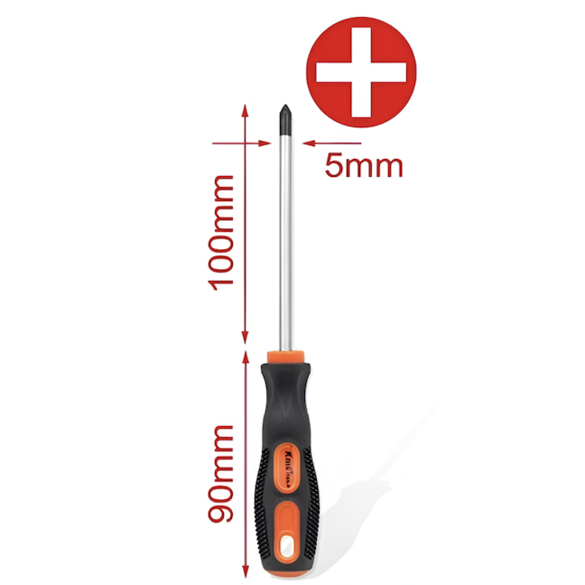 Κατσαβίδι Σταυρός PH1 5x100mm Kmt Tools 2308938 - Image 2