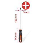 Κατσαβίδι Σταυρός PH1 5x150mm Kmt Tools 2308940 - Image 3