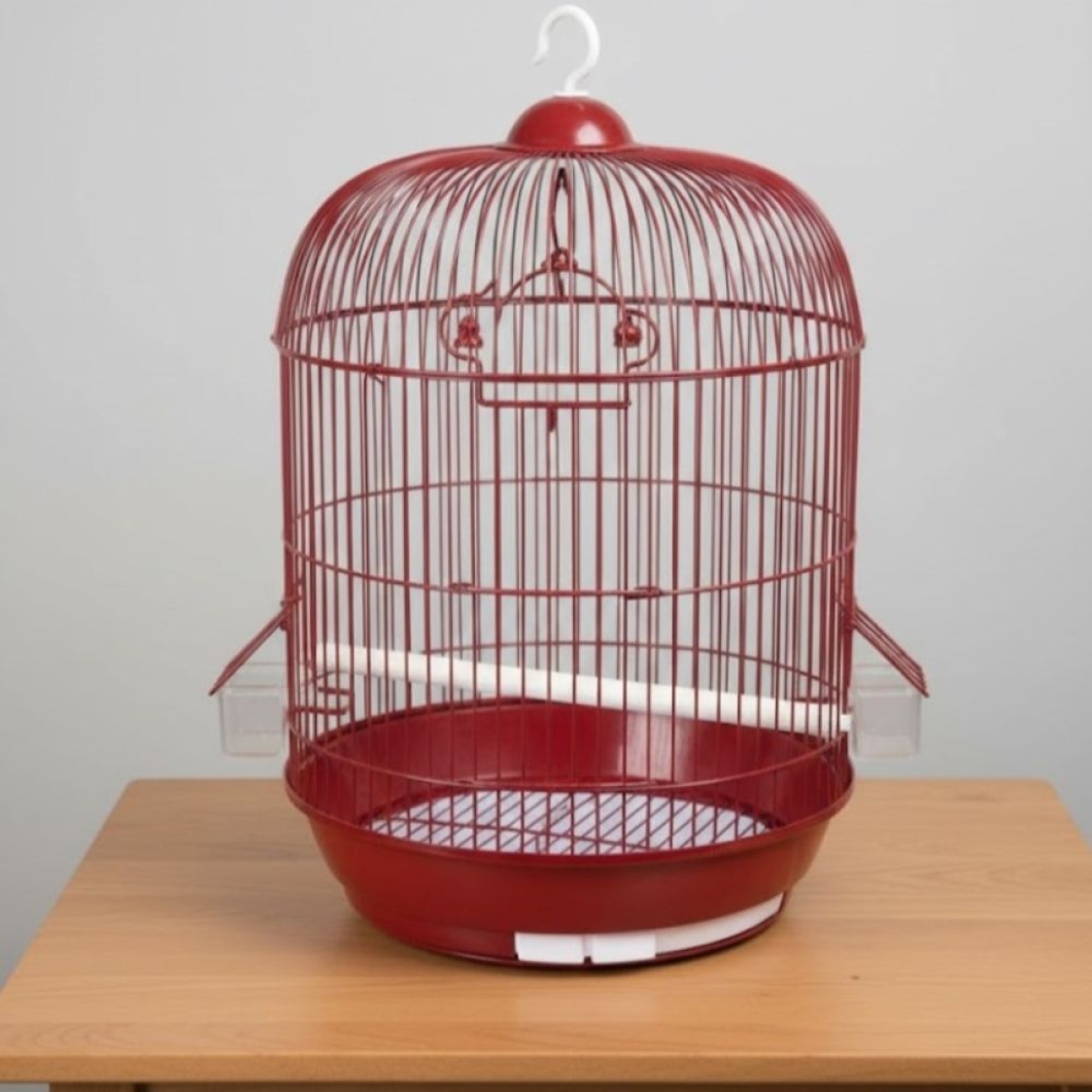 Κλουβί Πουλιών Μεταλλικό Κόκκινο 33x53cm SDS-15665